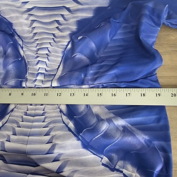 Making the Cut Jumpsuit Womens XXL Blue Skelton Graphic Long Sleeve Stretch - Picture 8 of 10